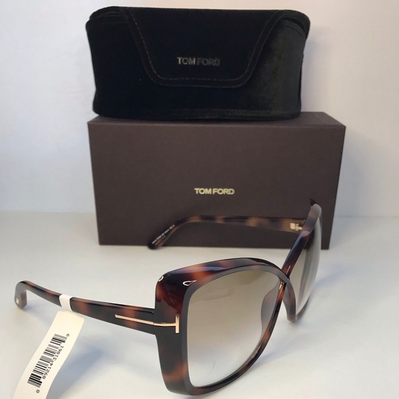 New - 💯 Original TOM FORD FT0943 JASMIN HAVANA SUNGLASSES - Picture 7 of 14